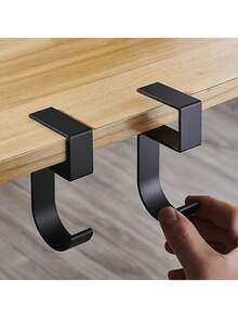 1个五角形桌面边缘包架，桌面边缘挂钩，不粘可拆卸挂钩，可拆卸可移动挂钩，返校季 - 彩色 - 查看 6