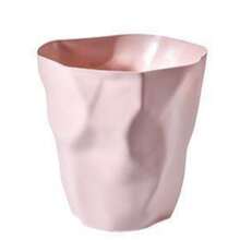 Bathroom Trash Can Simple Style Plastic Bedroom Living Room Trash Bin Creative Home Round Living Trash Can Bathroom Trash Can Office School Waste Paper Basket Kitchen Trash Can - Multicolor - View 12