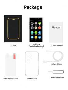 SERVO 迷你智能手机 3 英寸小显示屏 3G WCDMA 蜂窝网络 双 SIM 卡 RAM 2GB ROM 16GB GPS WiFi 高清摄像头 小型手机 - 粉色 - 查看 12