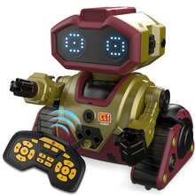 智能机器人玩具，自动演示和手势控制，头部和手臂灵活运动，可跳舞，适合3岁以上儿童，男孩女孩皆宜。 - 彩色 - 查看 7