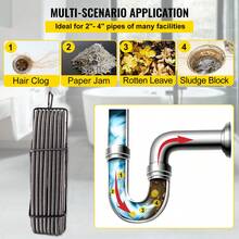 Drain Cleaning Cable 75 Feet X 1/2 Inch Solid Core Cable Sewer Cable Drain Auger Cable Cleaner Snake Clog Pipe Drain Cleaning Cable Sewer Drain Auger Snake Pipe - 75 英尺 x 1/2 英寸 - 查看 3