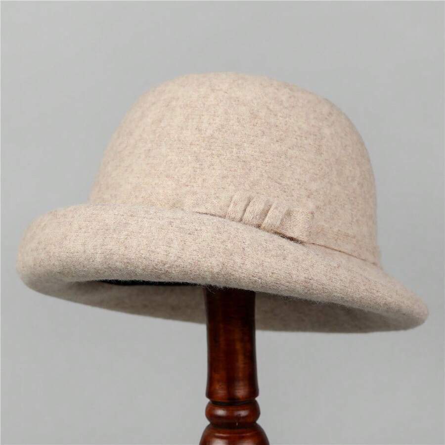 Women Bucket Hat - 米色 - 查看 1