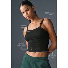 Alo Yoga Camiseta sin mangas Alosoft Sweet Talker - Blanco | | Conjunto de Pilates - Negro - Ver 2