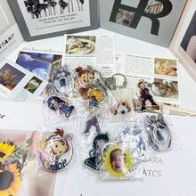 Customized Photo Keychain, Cat Photo Keychain, Customized Acrylic Pendant, Logo Printed Keychain, Keychain, Family Photo Keychain