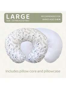 1 件多功能哺乳枕、枕套、C 形哺乳枕，适用于新生儿、婴儿、幼儿 - 喂奶、坐姿、学习 - 大尺寸 - 查看 10