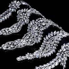 1Pc Iron-On Glass Rhinestone Applique Hotfix Shiny Crystal Decorative Patch Suitable For Clothing Dresses Shoes Bags Home Crafts Decorative Crystal Accessories, Christmas New Year Holiday Party Dress Art Decoration Applique - Multicolor - View 6