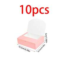 10- Pink Gift Box With Lid, Gift Box With Ribbon For Bridesmaid Proposal Box, Gift Box For Wedding, Birthday Gift, Shower Party And Other Parties, Valentine's Day Gifts, Valentine Day,Packaging, Birthday, DIY Making, Beauty Storage BOX - Pink - View 11