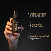 BASED Sea Salt Spray - Natural Finish Sea Salt Spray For Hair, Volumizes & Texturizes, Light & Non-Greasy - 6盎司 - 查看 2