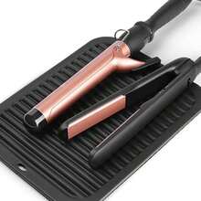 1pc Trivet Set, Includes Silicone Trivet Mat, Heat Resistant Countertop Pad, Silicone Pot Holder, Kitchen Hot Pad, Silicone Drain Mat, Large Wave Pattern Induction Cooktop Protector, Coasters, Placemats - Multicolor - View 5