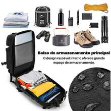 Waterproof Tactical Military Assault Backpack For Men And Women, Durable And Durable. - màu đen - Xem 9