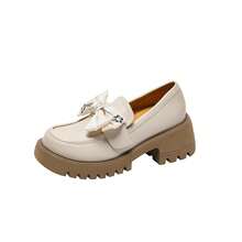Women Loafers Shoes - Trắng - Horsebit - Xem 11