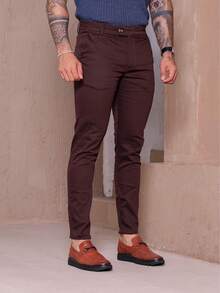 Calça De Sarja Masculina Slim c/ Elastano