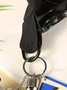 2/1个D形弹簧线圈钥匙圈金属半圆连接环包包配件可打开D形环扣，适用于绳索和钥匙链 - 彩色 - 查看 4