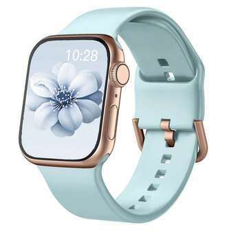 适用于 40mm、41mm、38mm、45mm、44mm、42mm、46mm、49mm 表盘的柔软硅胶表带，男女通用，运动表带替换腕带，适用于 SE、Series 10、9、8、7、6、5、4、3、Ultra 3/2/1。