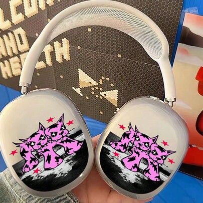 Transparente lila Schutzhülle für den American Pitbull Terrier Max