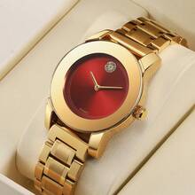 Skmei Women's Elegant Round Dial Quartz WatchFashion Waterproof Watch For Party, DailyClothing Decor, All-Match & ExquisiteWatch For Birthday Gift, Fashion Women'sWatches