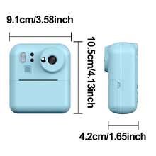 Kamera Digital Cetak Instan HD 1080P Baru, Dilengkapi Kertas Cetak dan Kartu Memori 32G, Kamera HD Ganda, Sempurna untuk Perekaman Video dan Fotografi, Cocok untuk Remaja dan Pemula, Hadiah Ideal untuk Anak Laki-laki dan Perempuan. - MultiWarna - View 10