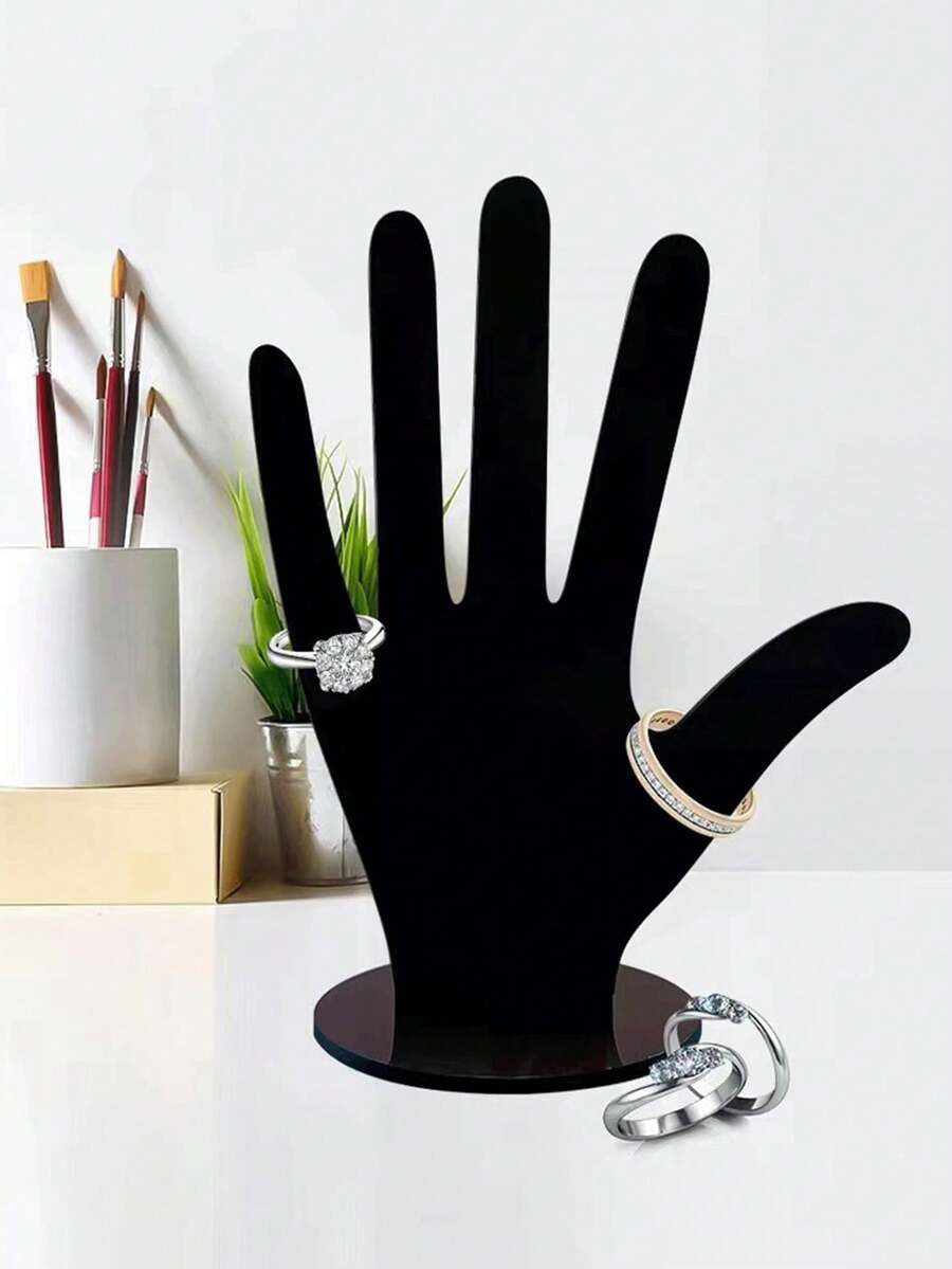 1 Jewelry Box, Ring, Jewelry, Bracelet, Acrylic Splicing Jewelry Display Stand - Multicolor - View 1