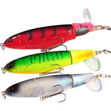 EstiloTACTICAL FISHING 3 Piezas - SeñUelos De Pesca Superficial Whopper Plopper. HéLice Giratoria, Pesados 36G Cada Uno Para Lances Largos.VersióN Mejorada - 1 - Ver 1