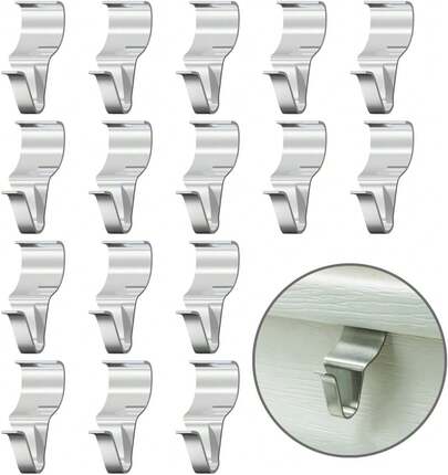 Stainless Steel Siding Hangers, Set Of 10, Heavy Duty, Rust-Resistant, Low Profile, Hold Up To 12Lbs,  Drill Siding Clips For Horizontal Vinyl Siding (10)