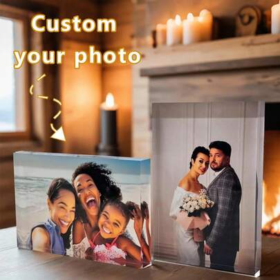 Gạch ảnh acrylic tùy chỉnh, Quà lưu niệm ảnh acrylic cá nhân hóa, Quà tặng Ngày của Mẹ, Quà cưới, Kỷ niệm ngày cưới, Khung ảnh acrylic, Quà tặng độc đáo, Kỷ niệm vĩnh cửu, Trang trí acrylic cá nhân hóa, Thích hợp cho Ngày của Mẹ, Ngày của Cha, Lễ Phục Sinh, Đám cưới, Sinh nhật, Tân gia, Kỷ niệm, Trang trí nhà cửa phòng khách