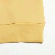 Adidas 男士休闲经典时尚套头衫卫衣 IW2395 - 淺黃色 - 查看 4