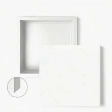 1PC Fun Bathroom Sign "Please Put The Toilet Lid Down Before Flushing" - A Humorous Decorative Piece For A Faux Wood Toilet Seat With A Lid-Down Reminder. Classic Black And White Box-Style Bathroom Sign Suitable For Home, Guest Bathrooms, Or Shower Rooms (5x5x1.6 Inches) - Easy-To-Install Hanging Holes. - 白色 - 查看 3