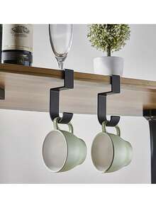 1个五角形桌面边缘包架，桌面边缘挂钩，不粘可拆卸挂钩，可拆卸可移动挂钩，返校季 - 彩色 - 查看 5