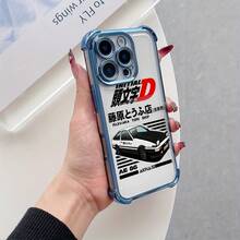 Fundas para 16, 15, 14, 13, 12, 11 Pro, X, XR, XS, 8, Plus - Anime Japonés - Cubierta Trasera Transparente Antigolpes y Suave17  17promax - Azul - Ver 5