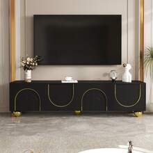 Television Stands & Entertainment Centers - Black + Particle - View 3