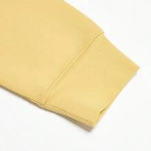 Adidas 男士休闲经典时尚套头衫卫衣 IW2395 - 淺黃色 - 查看 5