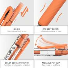 Bút gel LANGUO có thể thu vào để tô màu, 36/54/72/90 màu, bút màu đầu nhọn 0,7mm dùng cho giấy đen trắng, hoàn hảo để vẽ, viết, ghi nhật ký, đi học, văn phòng và gia đình - Nhiều màu - Xem 6