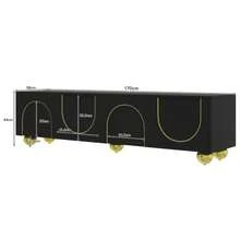 Television Stands & Entertainment Centers - Black + Particle - View 2
