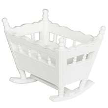 1 bộ đồ nội thất thu nhỏ nhà búp bê tỷ lệ 1:12, cũi trẻ em, ngựa bập bênh màu trắng, ghế ăn, ghế đẩu, đồ trang trí Lễ Tạ ơn - Nhiều màu - Xem 17