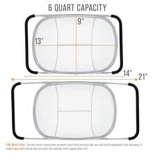 Kitchen SinksU.S. Kitchen Supply - Premium Quality Over The Sink Stainless Steel Oval Colander with Fine Mesh 6 Quart Strainer Basket and Expandable Rubber Grip Handles - Strain Drain Rinse Fruits Vegetables by U.S. Kitchen SupplyKitchen Sinks - Acero inoxidable - Ver 3