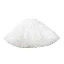 1 chiếc váy lót Lolita bằng vải tuyn trắng bồng bềnh, thích hợp cho cosplay, dạ hội, váy lót cô dâu, váy múa ba lê, váy tuyn 4 lớp, Halloween. - trắng - Xem 8
