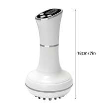 An Easy-To-Use, Comfortable, And Lightweight Electric Meridian Brush Personal Massager/Massage Device - A Home Electric Meridian Brush/Gua Sha Tool To Relax Body Muscles. A Christmas Gift. - trắng - Xem 8