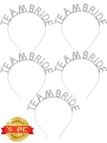 37/1/5/10/25PCS Crystal Rhinestone Headbands, TeamBride Headbands, Bridal Team Headbands, Bachelorette Party Bridal Shower Decoration, Wedding Bridesmaid Headbands, Wedding Decoration,Bride Tribe Party Set, "Bride" Headband, Veil, "Bride To Be" Sash, 10 "Teambride" Sashes, Tattoos