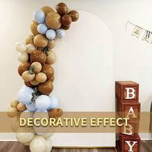 TAIMASI 1/3pcs Metal Arch Frame Backdrop Stands, Party Arch Kit Suitable For Wedding/Birthday Party/Baby Shower/Graduation Ceremony Decoration - 金色 - 查看 3