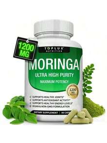 Selling Fast!Moringa Capsules 1200mg - Pure Moringa Powder For Immune, Gut Health 90 Capsules. Women's Health. - 1件 - 查看 1