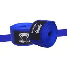 Boxing Karate Free Combat Wrist Bandage Soft Comfortable Hand Tissue Protection Training Gear - Blue - View 3