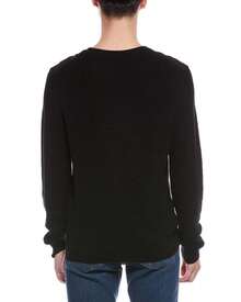 Bruno Magli Merino Wool Crewneck Sweater - 黑色 - 查看 3