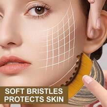 New Lymphatic Contour Face Brush, Dry Brushing Face Brush, Lymphatic Drainage Massager For Face, Chin & Jawline Sculpting, Ergonomically Designed To Fit The Skin Precisely And Relieve Fatigue - Màu Khaki - Xem 4