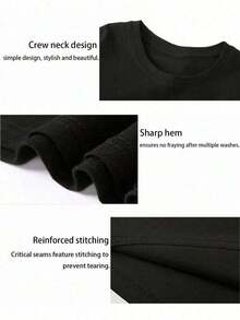 Trenfashion Women's Oversized Short Sleeve Graphic Tee With 'Toys Before Boys' Playful Print, Colorful Booty & Toy Design Fun Sexy Casual T-Shirt For Women Toys Before Boys Dirty Humor Tee, Raunchy Adult T-Shirts, Rude Shirts For Girls Weekend, Inappropriate And Funny Sayings For Women Unisex Plus Size T Shirts - màu đen - Xem 6