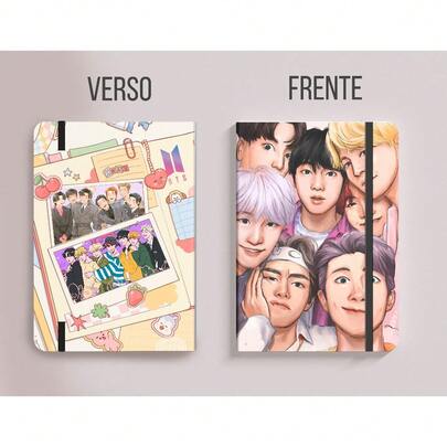 Caderno SKETCHBOOK ou anotações ARMY