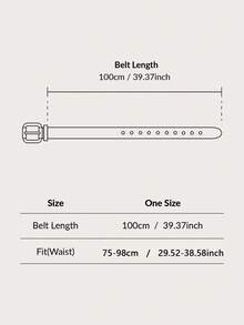 4 Vintage PU Leather Women's Belts: A Blend Of Elegance And Casual Vibe, Perfectly Matching Jeans, Trousers, Skirts – Suitable For Daily Wear, Work Settings, Dating In Autumn/Winter/Summer And School Use - 彩色 - 查看 9