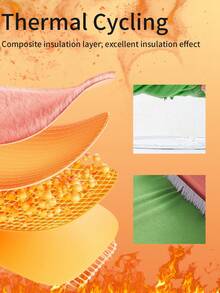 Bộ đồ giữ nhiệt cổ cao bằng vải nỉ dành cho nam - Màu xanh lá cây và đen với đường chỉ khâu tương phản, sọc thể thao | Giữ ấm tuyệt vời cho hoạt động trượt tuyết ngoài trời, co giãn mềm mại thoải mái trong nhà | Lớp lót giữ ấm nhanh khô | Sản phẩm thiết yếu/Quà tặng mùa thu đông, giữ ấm hiệu quả. - màu xanh lá - Xem 4