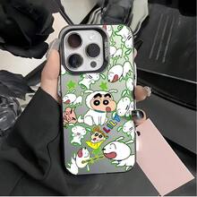 Funda para 17, 16e, 16, 15, 14, 13, 12, 11,, Pro X XR XSMAX 8, Plus - Compatible con Anime S-y -Caídas en Acabado Mate, Funda de Teléfono Bonita, Textura Suave,Diseño Impreso con,Usuarios Casuales,Amantes de Kawaii17 17promax - Negro - Ver 5