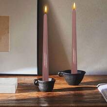 10 Inch Gradient Taper Candles,Set Of 4 Tapered Candle, Tall Candlesticks,Conical Stick Candles,Less,For Home Dinner, Party, Wedding, Halloween, Christmas (Brown Series, 10inch){Inchcolor_nameinch:InchBrownseriesinch,Inchsize_nameinch:Inch10inchinch} - Brownseries - View 10