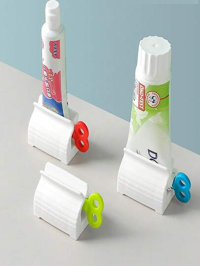 Toothpaste Squeezer Lazy Children Squeeze Toothpaste Artifact Clip Facial Cleanser Squeezer Manual Rotation Squeezing Artifact.